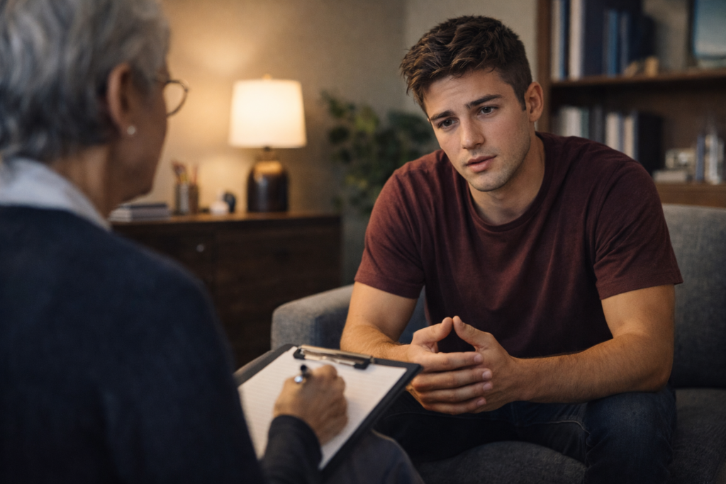 davis smith mental health young adult counseling