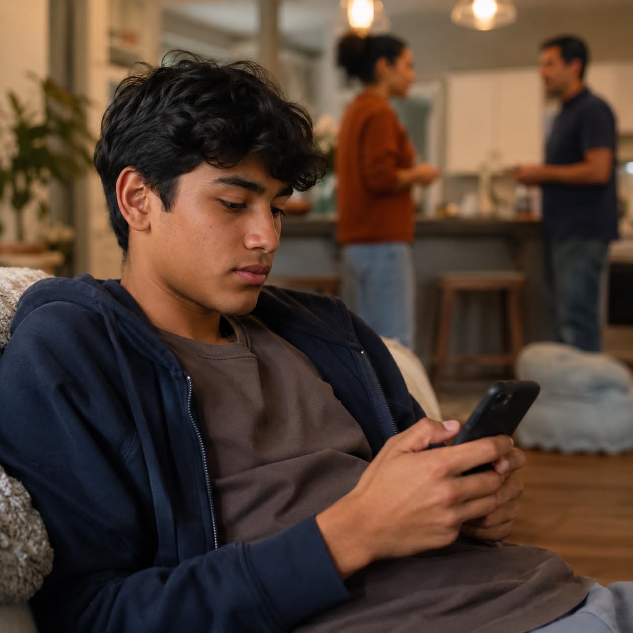 Phone addiction so teen goes to teen anxiety counseling in New Lenox, IL at Davis-Smith Mental Health
