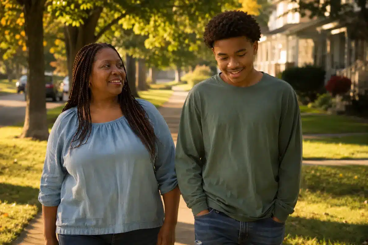 Family supported by teen anxiety therapy near Mokena, IL